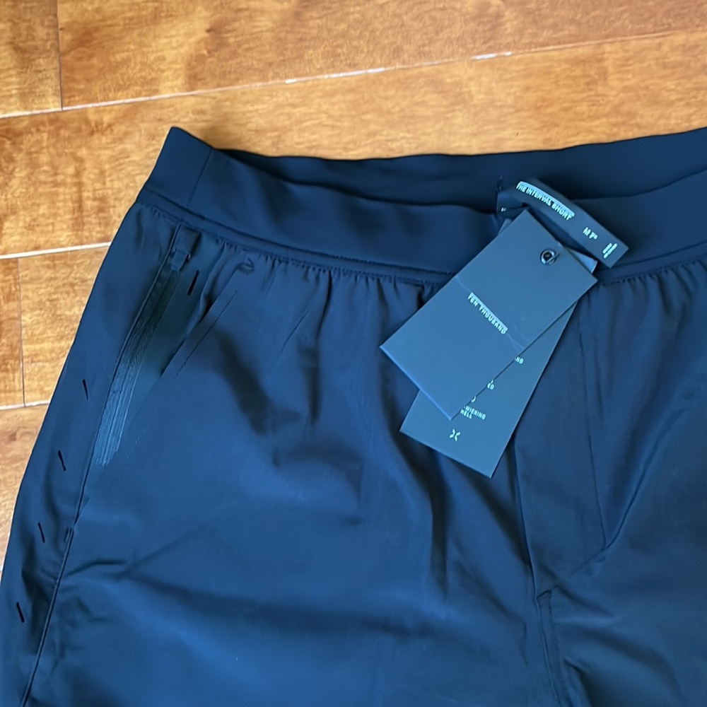NWT Ten Thousand Black Interval Short (Liner) 7" Size XS, Small, Medium & Large - Picture 3 of 6